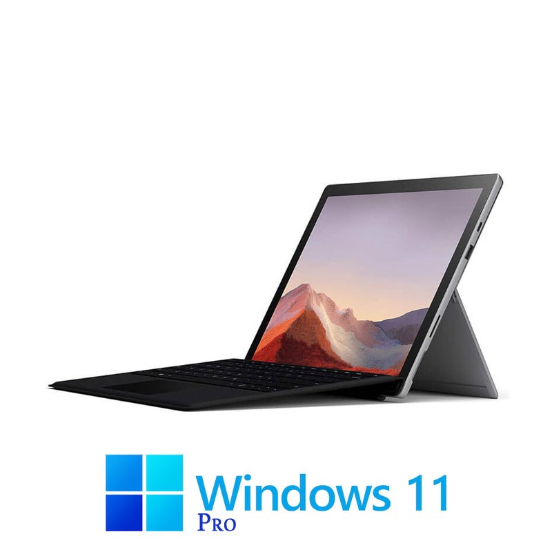 Tableta Microsoft Surface Pro 7, Quad Core i5-1035G4, SSD, 12.3 inci 2K, Win 11 Pro