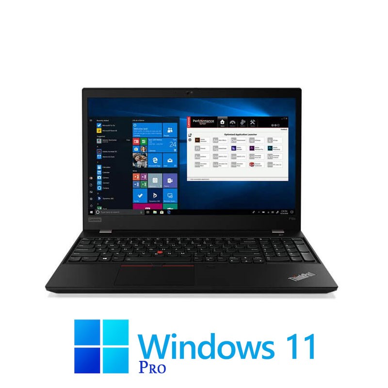 Laptop Lenovo P15s Gen 1, i7-10610U, SSD, Display NOU, Quadro P520, Win 11 Pro
