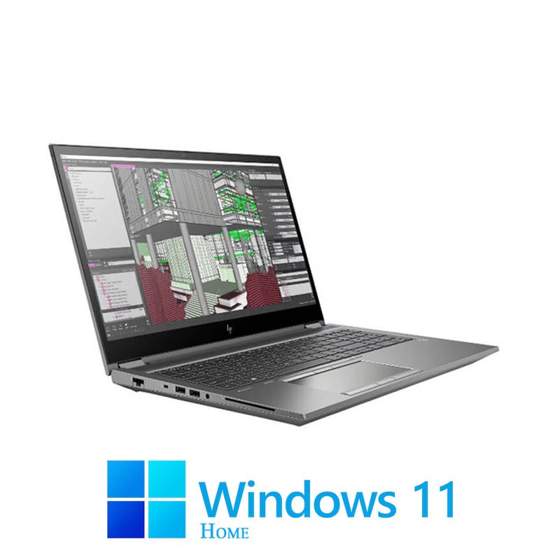 Laptop HP ZBook Fury 15 G8, i7-11850H, 32GB, SSD, RTX A3000 6GB, Win 11 Home