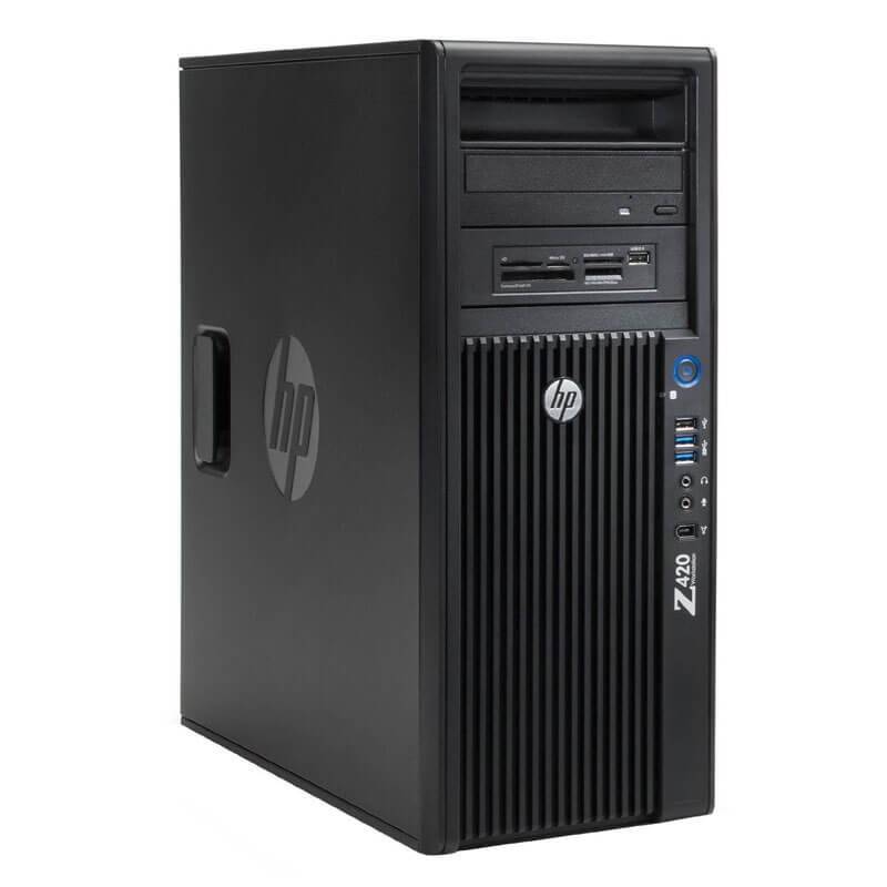 Workstation SH HP Z420, Hexa Core E5-1650, 32GB DDR3, AMD Radeon R7 430 2GB