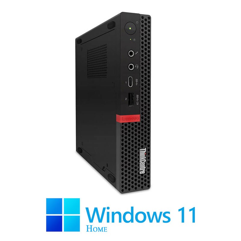 Mini PC Lenovo ThinkCentre M720q, i3-9100T, 16GB DDR4, 256GB SSD, Win 11 Home