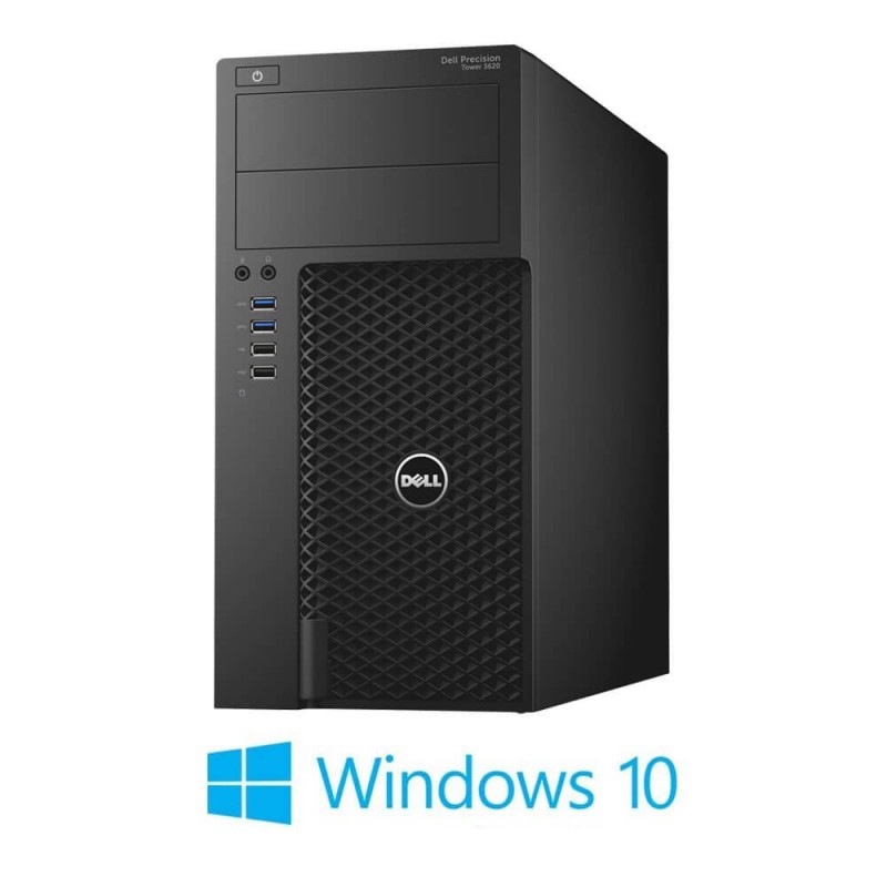 Workstation Dell Precision 3620 MT, Quad Core i7-7700, 16GB, 500GB SSD, Win 10 Home