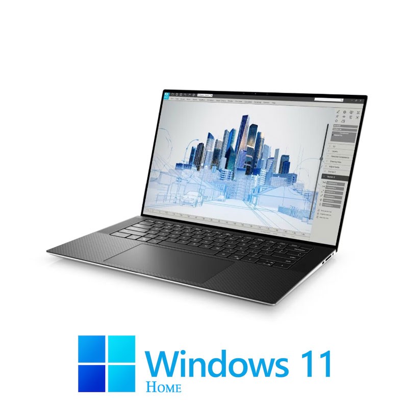 Laptop Dell Precision 5560, i7-11850H, 16GB, Display NOU 4K, RTX A2000, Win 11 Home