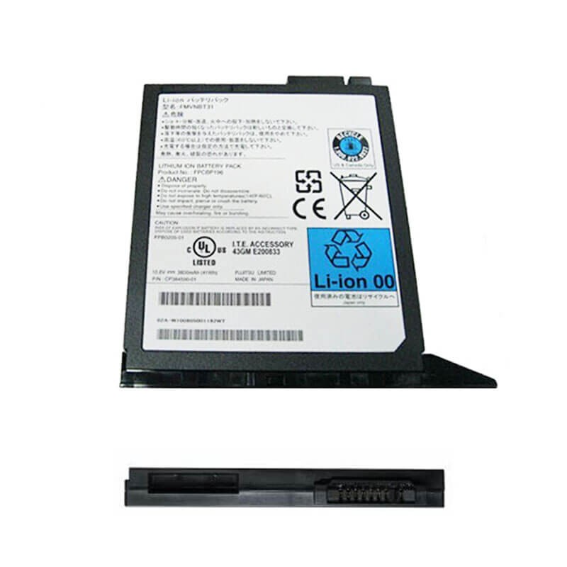 Baterie Laptop SH Fujitsu CP384590-02 3800mAh, Conector SATA (montare in locul unitatii optice)