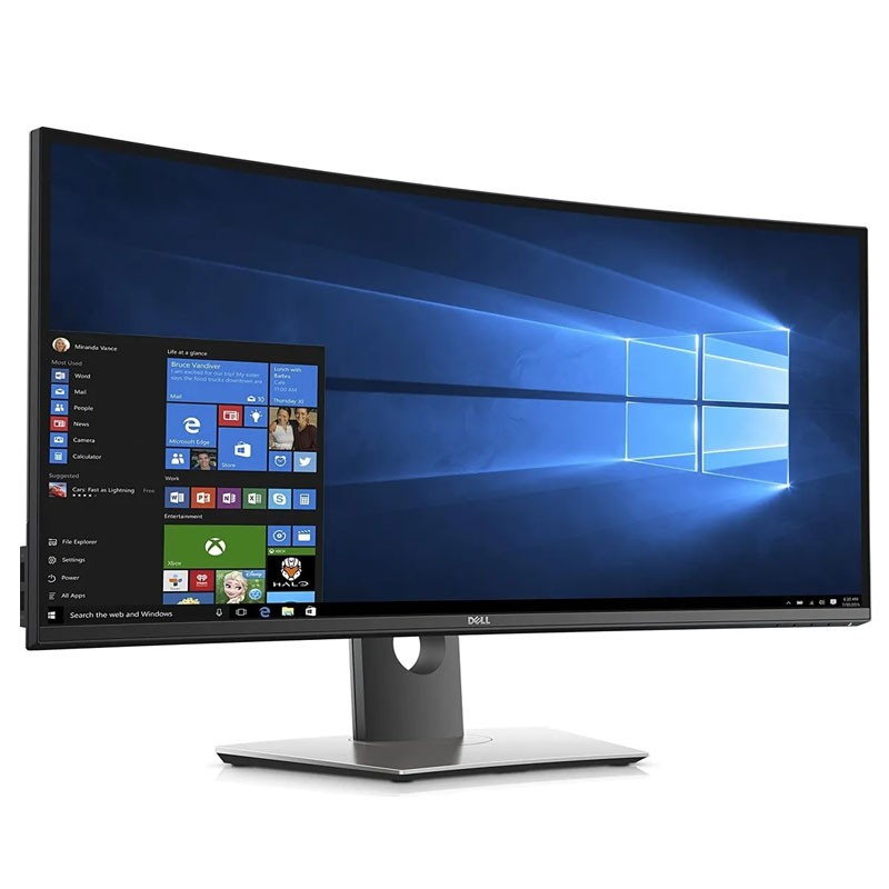 Monitor Curbat LED Dell UltraSharp U3415W, 34 inci, 3440 x 1440p, Panel IPS