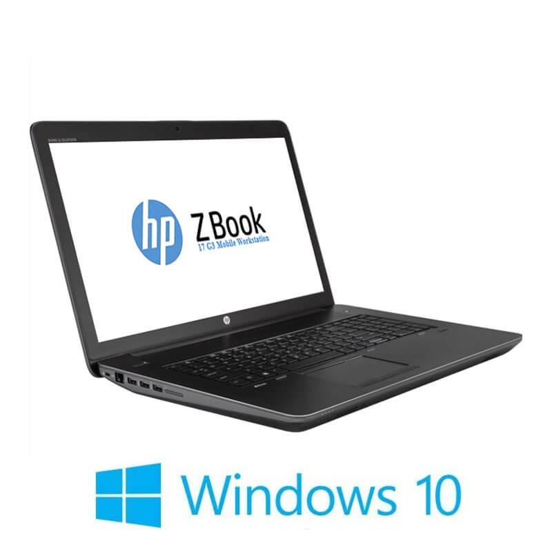 Laptop HP ZBook 17 G3, Quad Core i7-6820HQ, Full HD, Quadro M2200M, Win 10 Home