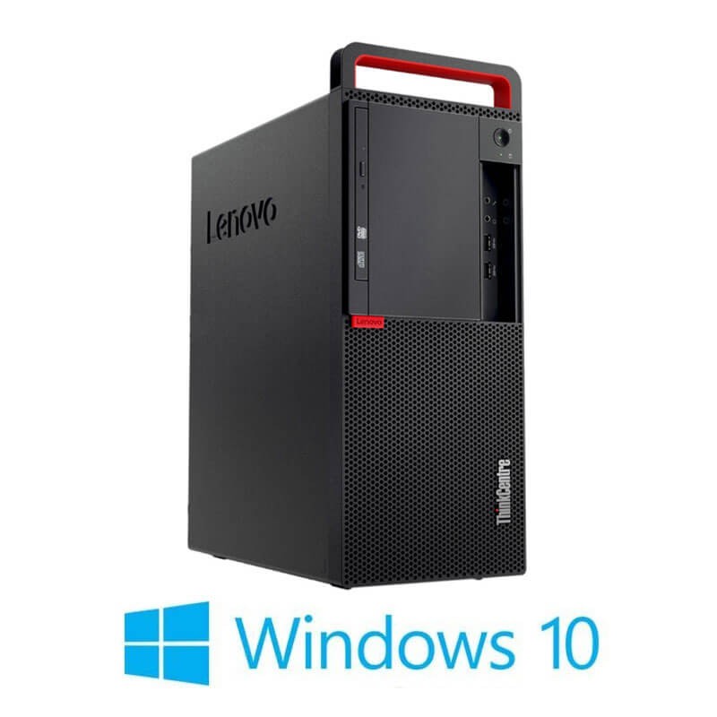 Calculatoare Lenovo M910t MT, Quad Core i5-6500, 8GB, 256GB SSD, Win 10 Home