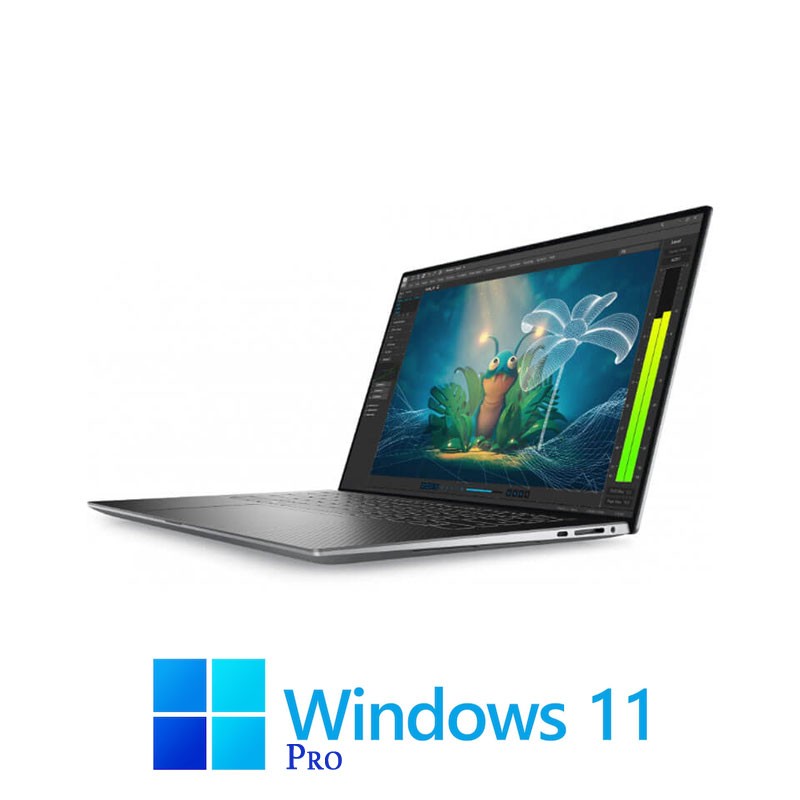 Laptop Dell Precision 5570, i7-12800H, 32GB DDR5, Display NOU, RTX A2000, Win 11 Pro