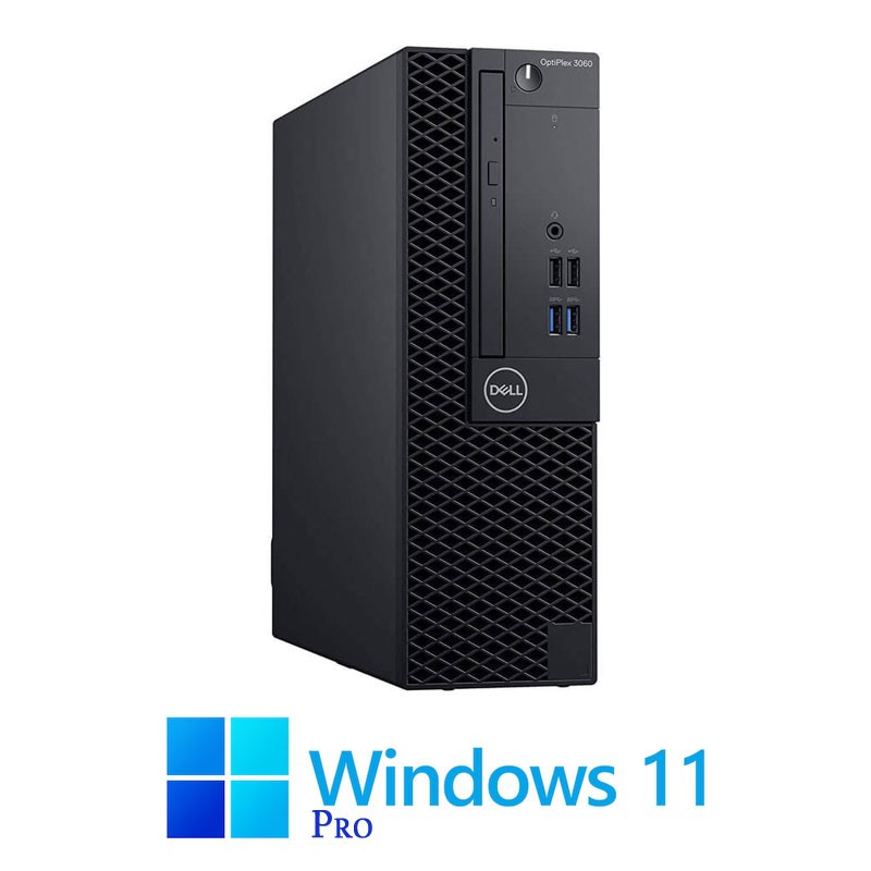 Calculator Dell OptiPlex 3060 SFF, Hexa Core i5-8400, 8GB, 256GB SSD, Win 11 Pro