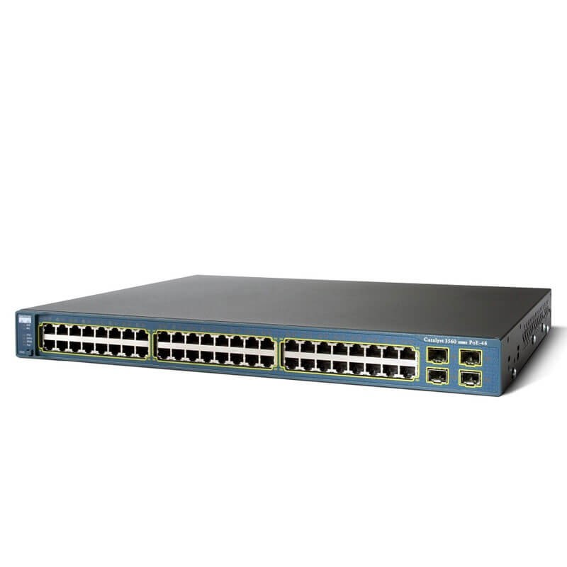 Switch Cisco Catalyst WS-C3560V2-48PS-S, 48 Porturi 10/100Mbps