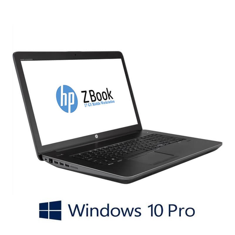 Laptop HP ZBook 17 G3, Quad Core i7-6820HQ, Full HD, Quadro M2200M, Win 10 Pro