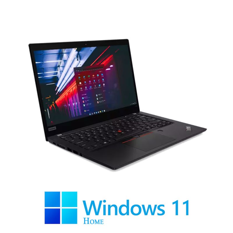 Laptop Lenovo X390, Quad Core i5-8265U, 16GB DDR4, SSD, 13.3 inci FHD, Win 11 Home