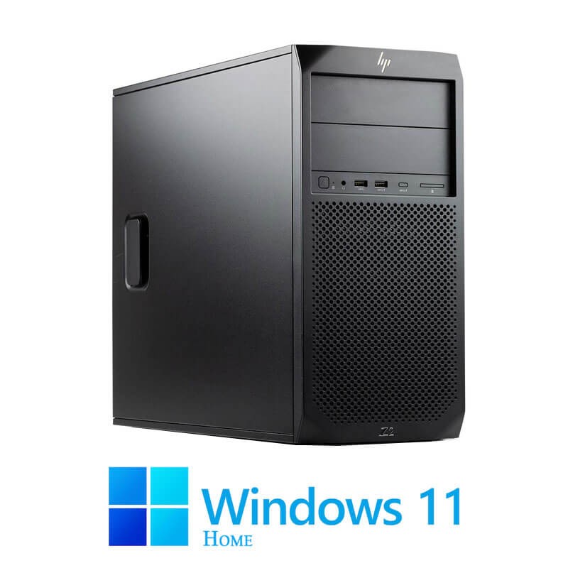 Workstation HP Z2 G4 Tower, Hexa Core i5-9500, 16GB DDR4, SSD, Win 11 Home