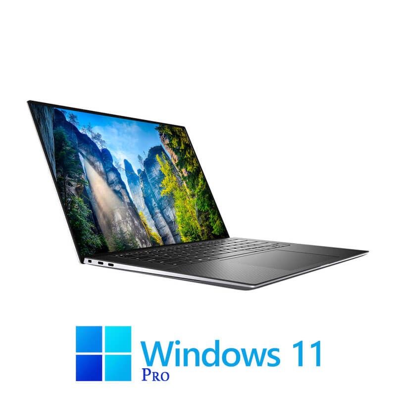 Laptopuri Dell Precision 5550, i7-10875H, Display NOU 4K, Quadro T2000, Win 11 Pro