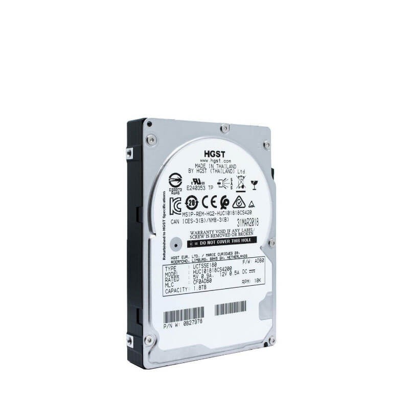 Hard Disk HGST HUC101818CS4200 1.8TB SAS 12Gbps, 2.5 inci, 10K RPM, 128MB Cache