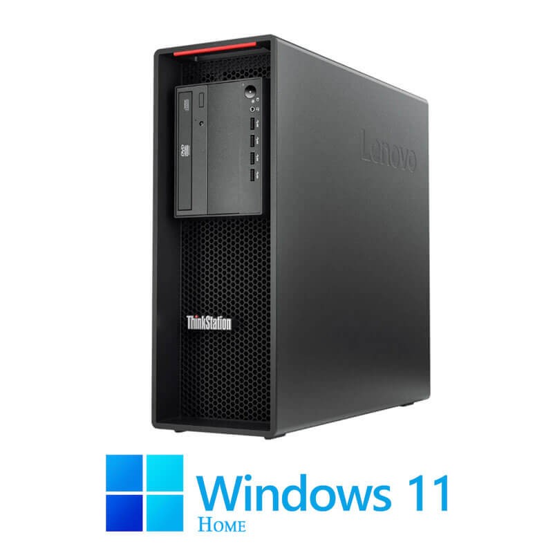 Workstation Lenovo P520, W-2123, 16GB, 480GB SSD, Quadro M2000, Win 11 Home