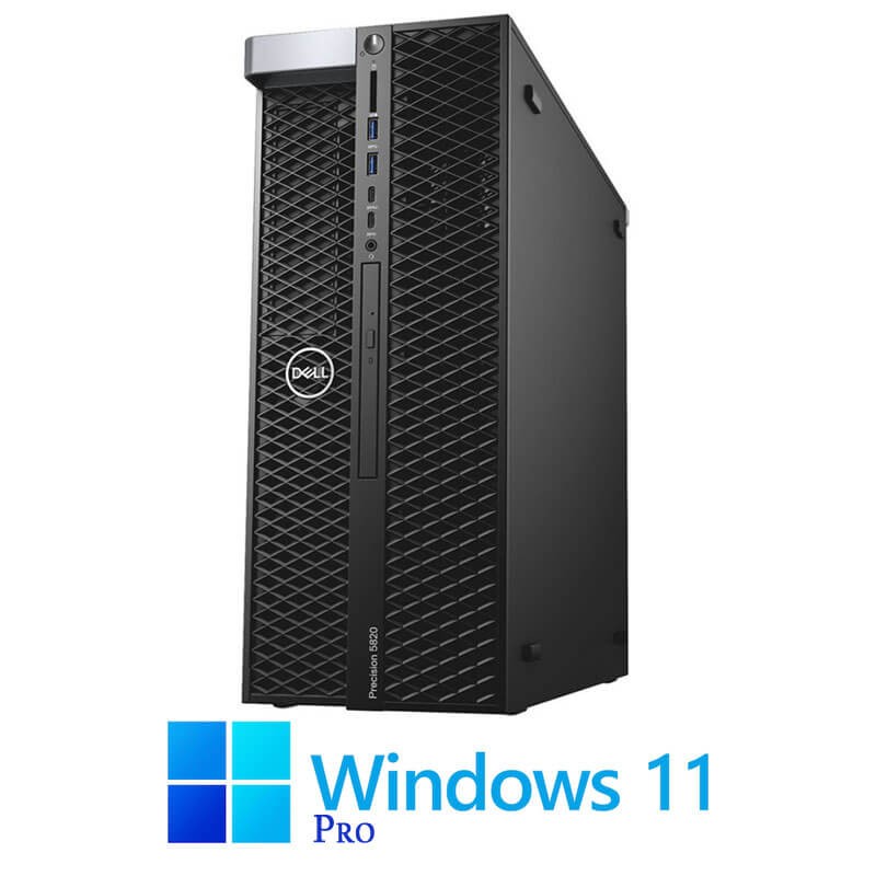 Workstation Dell Precision 5820, W-2223, 32GB DDR4, SSD, RTX 4000 8GB, Win 11 Pro