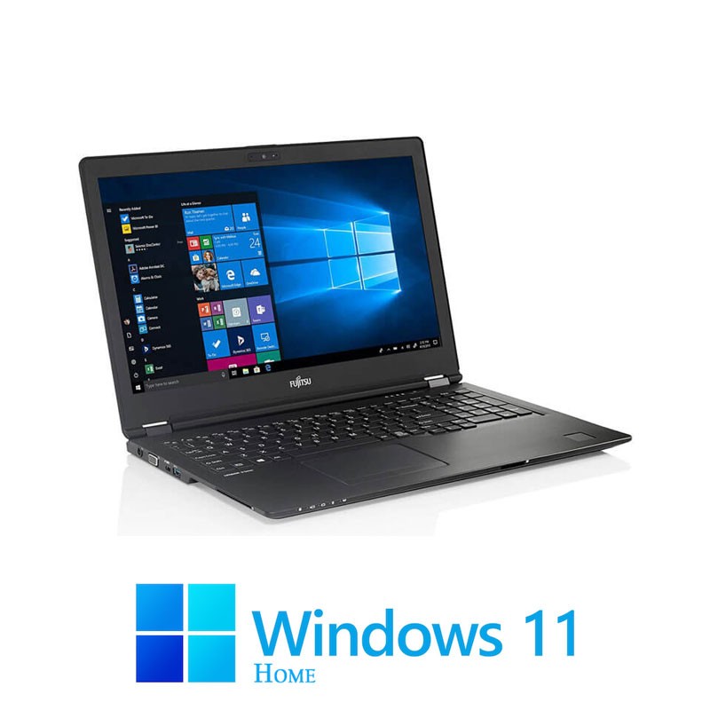Laptop Fujitsu LIFEBOOK U759, Quad Core i7-8565U, 16GB, 256GB SSD, Win 11 Home